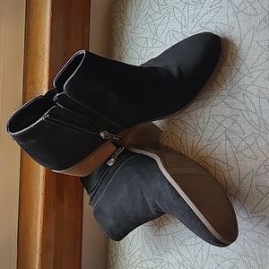 Circus Sam Edelman black suede booties